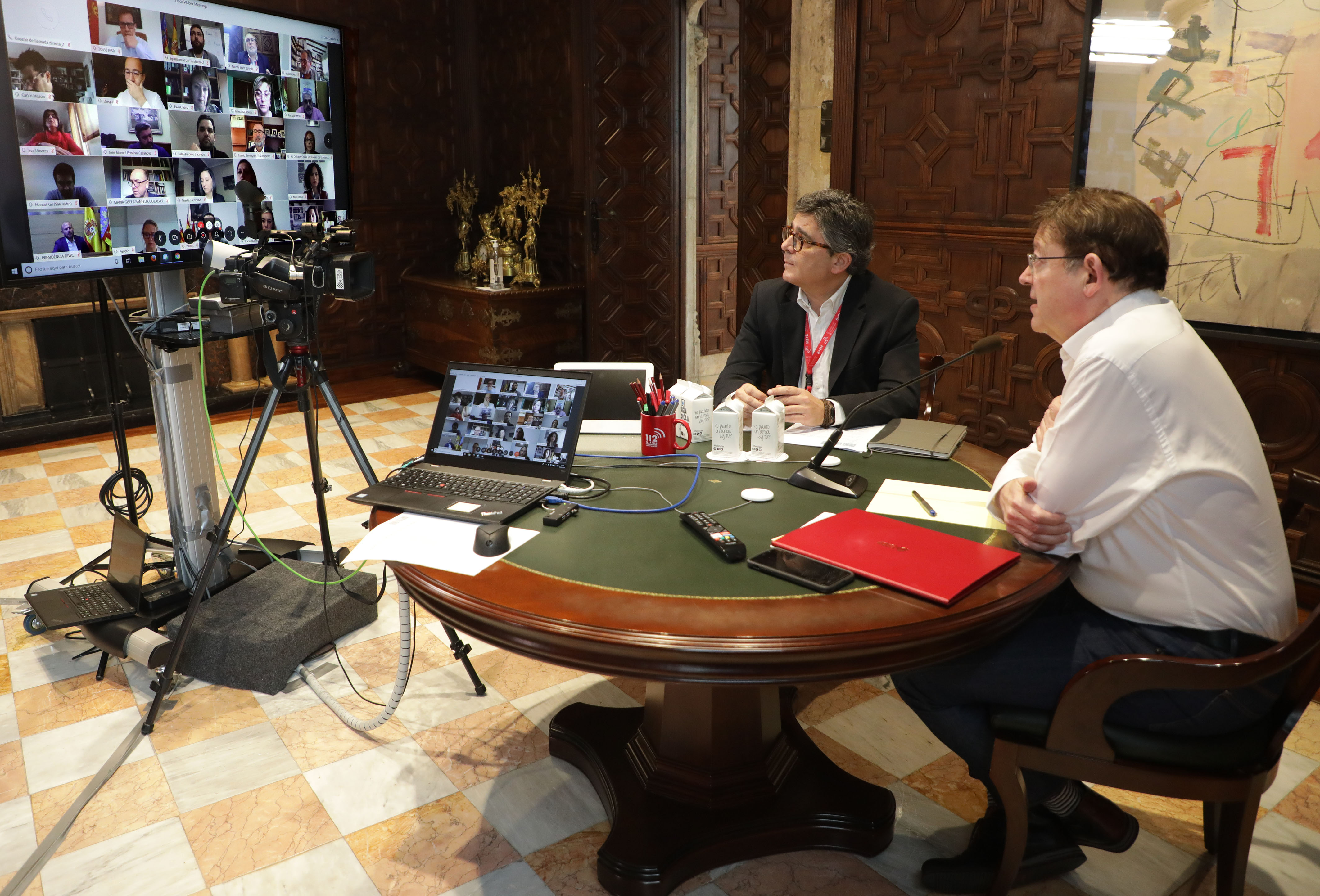 Puig convoca a ajuntaments i diputacions a sumar-se a l'Acord Valencià per la Reconstrucció de la Comunitat Valenciana