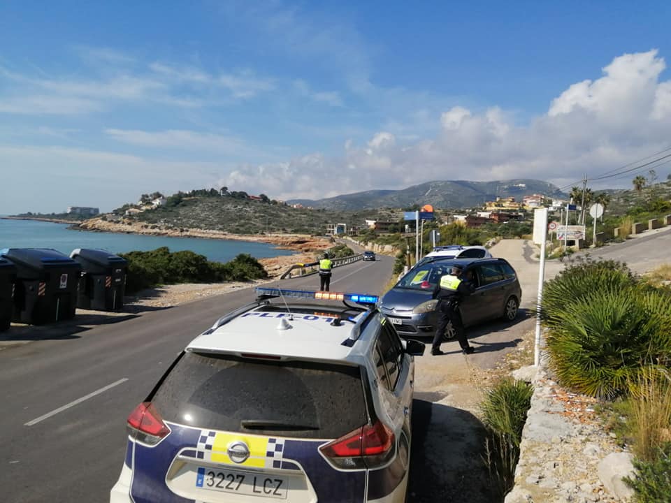La Policia Local de Peníscola intensifica els controls en els dies previs als festius de Setmana Santa