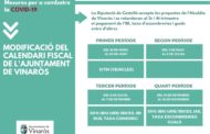 La Diputació atén la petició de l'Ajuntament de Vinaròs de modificar el calendari fiscal