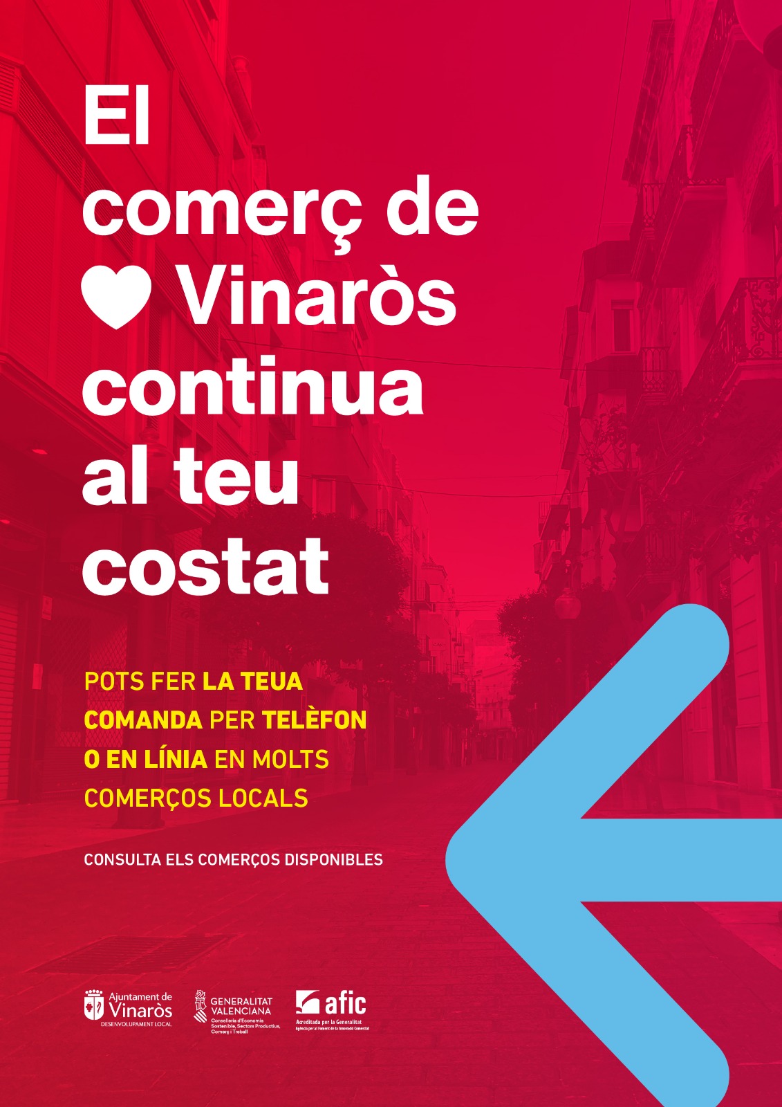 L’Ajuntament engega la campanya 'El Comerç de Vinaròs continua al teu costat'