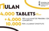 Augmenten a 14.000 les tauletes amb Internet per a arribar a l'alumnat més vulnerable de Primària i de centres concertats