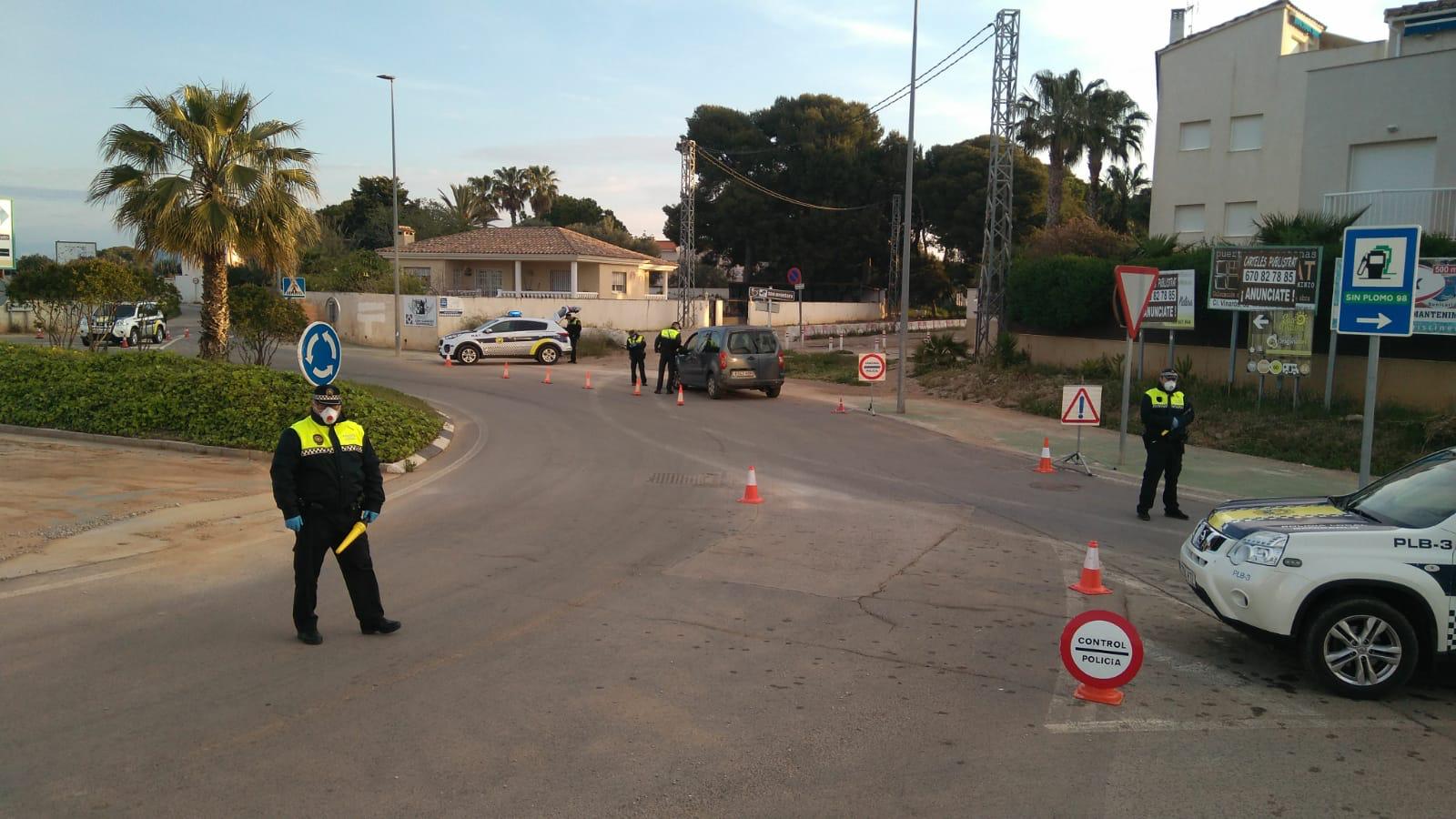 La Policia Local de Benicarló controla 265 vehicles i posa 9 denúncies durant el cap de setmana