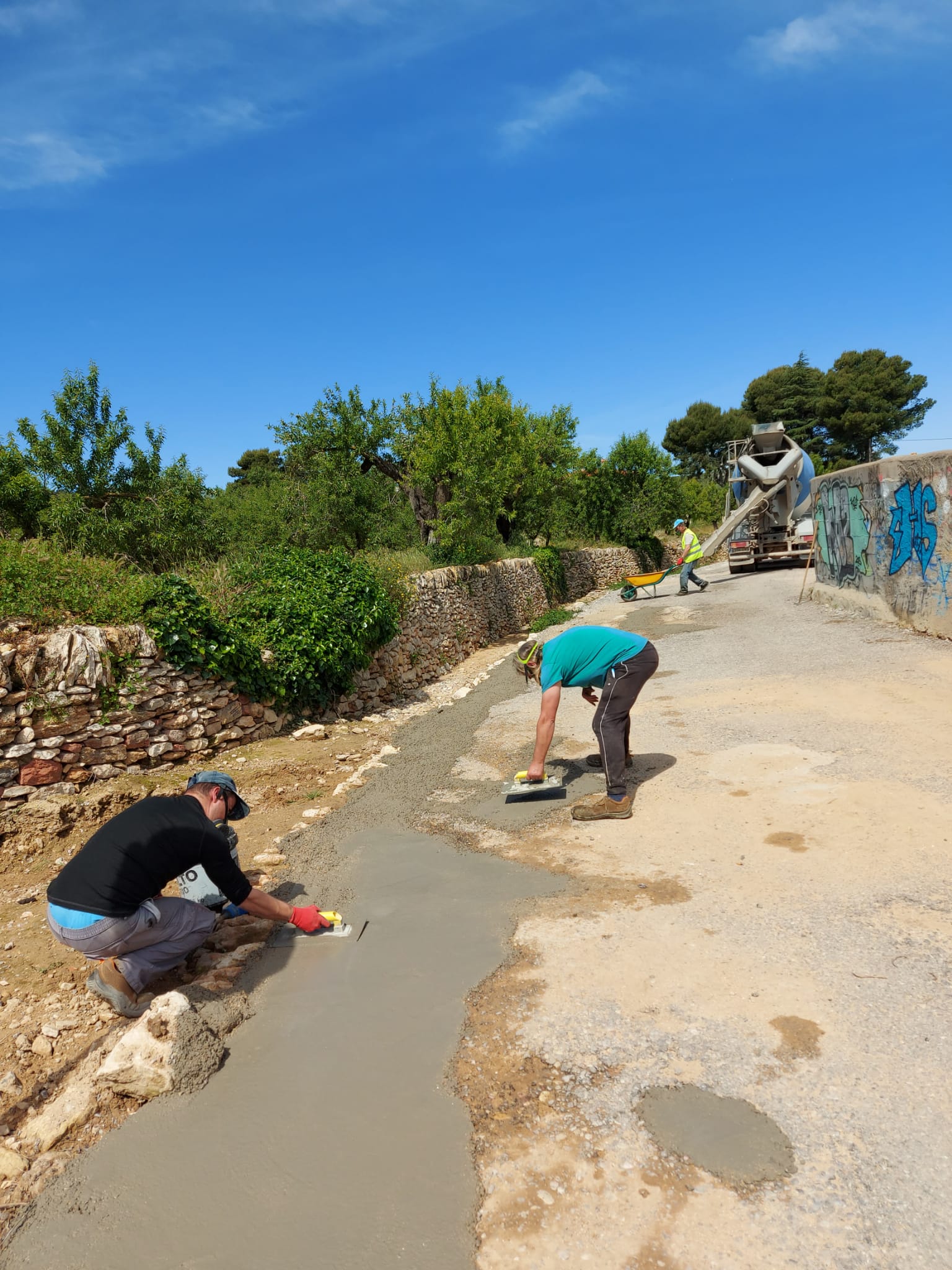 Continuen les actuacions de millora en diversos camins del terme de Càlig