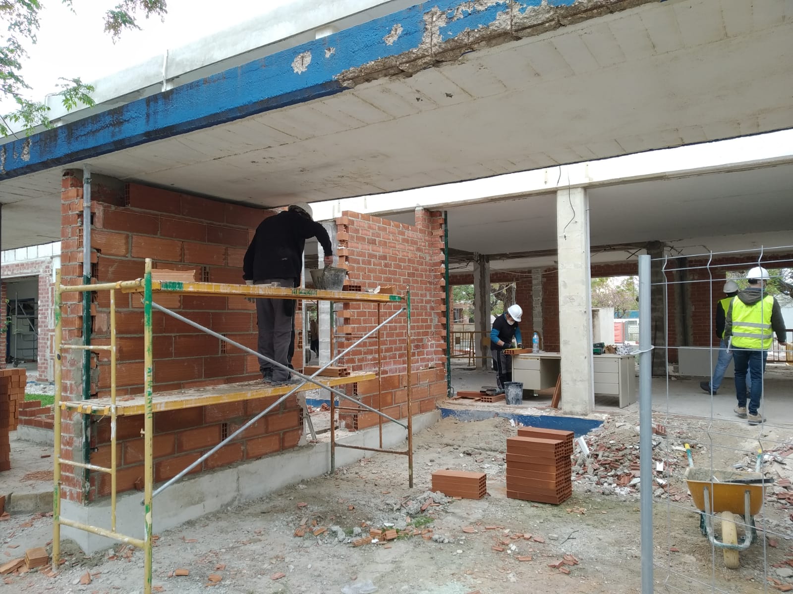 Les obres de la Biblioteca de Benicarló es reprenen després de l’aturada forçada per la crisi sanitària