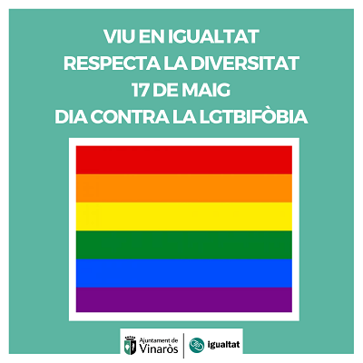 Vinaròs recorda el 17 de maig, Dia Internacional contra el LGTBIfóbia