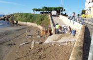 Els treballs de reparació del litoral de Vinaròs avancen a bon ritme