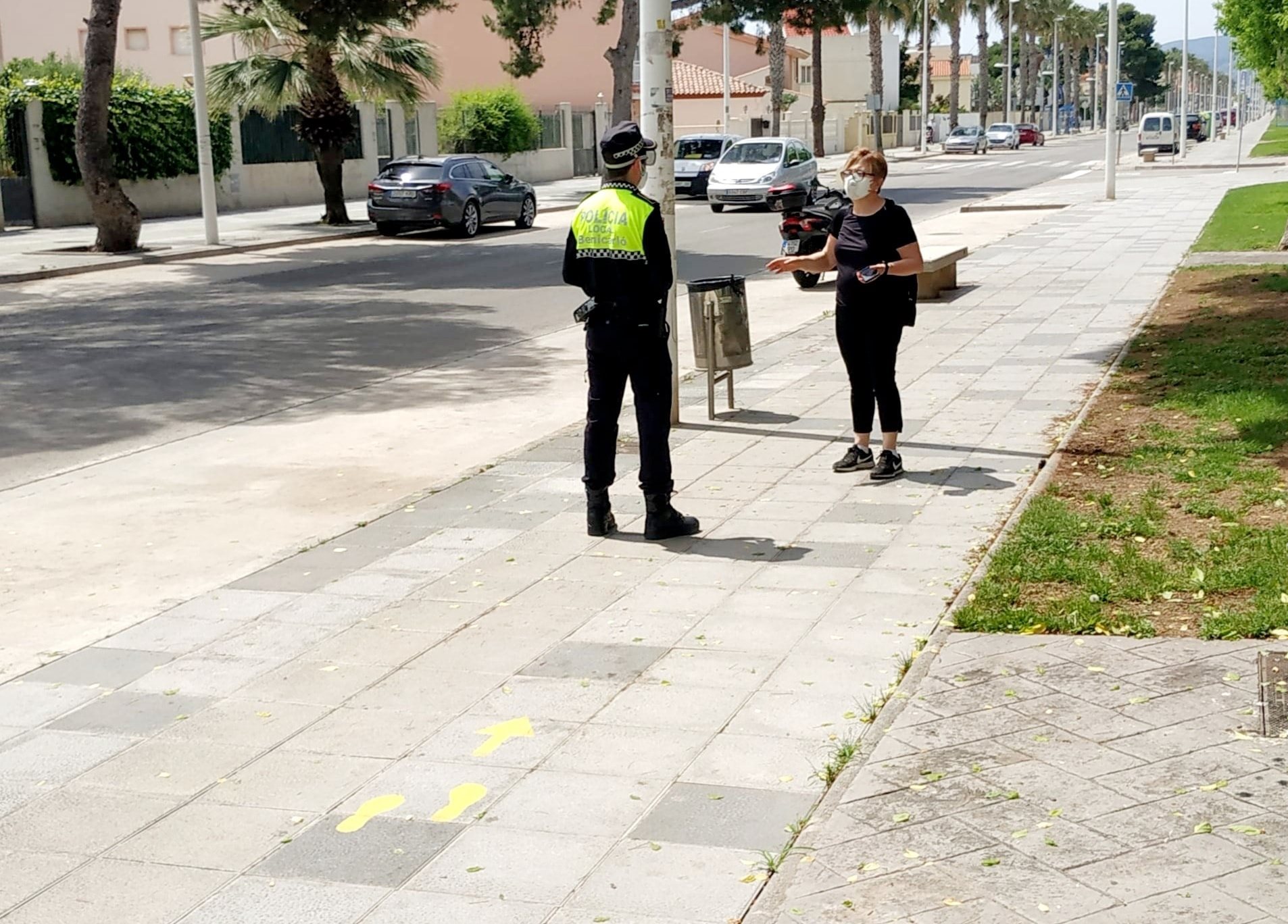 La Policia Local de Benicarló recomana fixar-se en els nous senyals per a realitzar passejos segurs