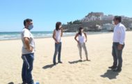 Peníscola es prepara per a l'obertura de les platges en la fase 2
