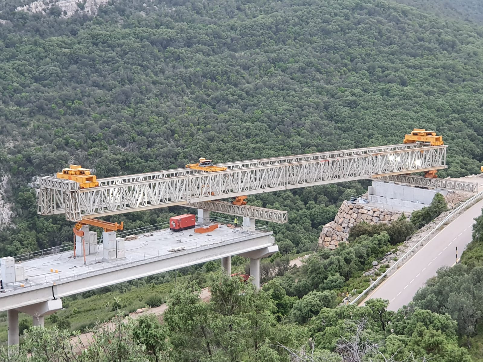 Avancen els viaductes de l’N-232 al Port de Querol
