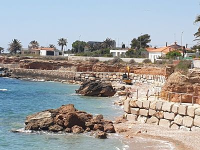 Costes i l’Ajuntament de Vinaròs avancen en les tasques d’adequació del litoral de la Costa Nord