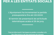 S'obre la convocatòria d'ajudes per a les entitats socials de Vinaròs