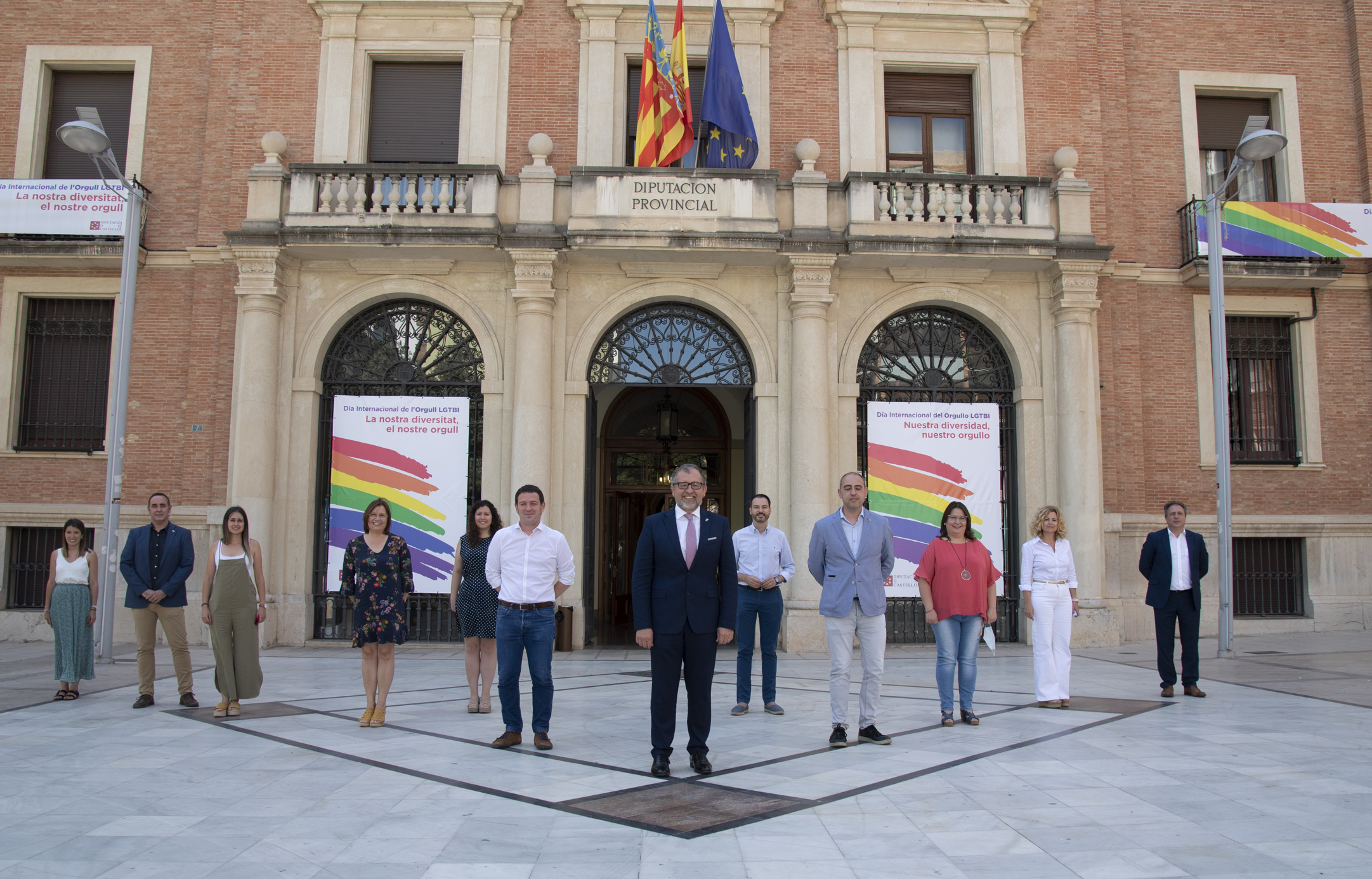La Diputació de Castelló commemora per primera vegada de manera institucional l’Orgull LGTBI
