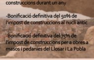 Vilafranca bonifica amb un 95% les obres durant l'any vinent