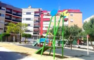 Nova tirolina al parc de la plaça dels Mestres del Temple de Benicarló