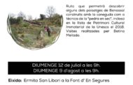 Benassal prepara un programa de rutes i visites guiades per a aquest estiu