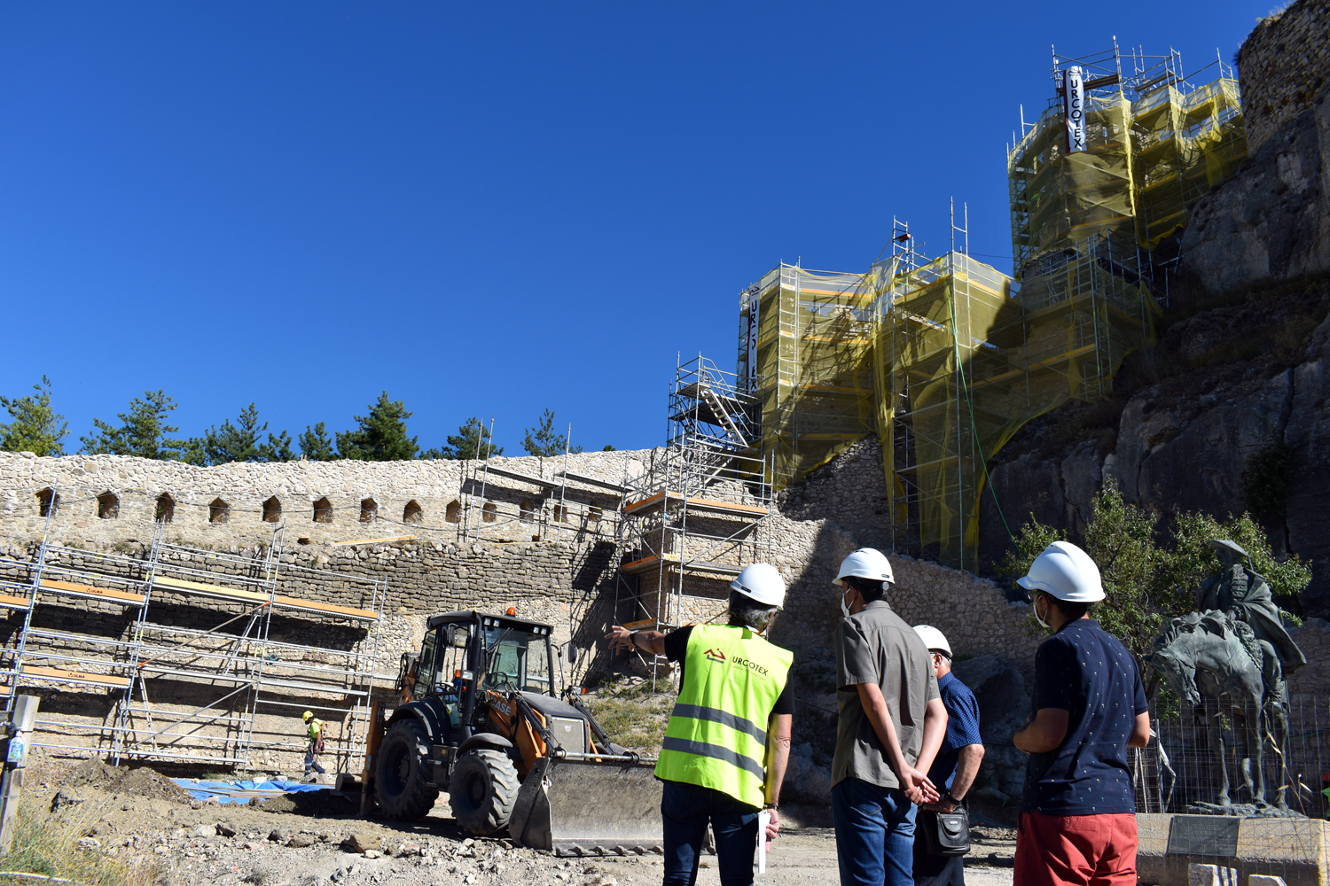 Avança la rehabilitació de les torres de La Pardala i Sant Francesc al Castell de Morella