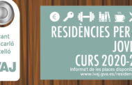 L'IVAJ convoca places en les residències juvenils per al curs acadèmic 2020-21