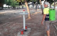 La Brigada Municipal de Vinaròs continua amb les tasques de desinfecció