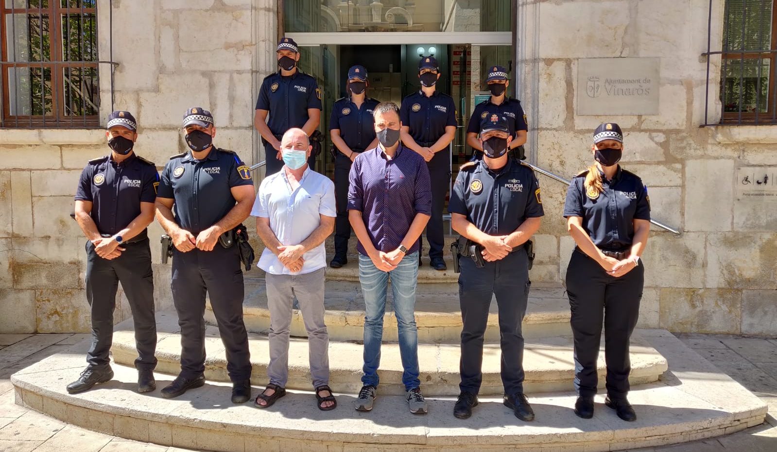 La Policia Local de Vinaròs incorpora set nou agents de carrera