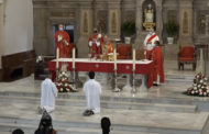 Benicarló; Missa en honor als patrons de Benicarló a l’església de Sant Bartomeu 24-08-2020