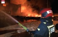 Incendi en la planta de residus de Cervera del Maestre