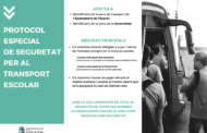 La regidoria d'Educació de Vinaròs activa un protocol especial de seguretat per al transport escolar