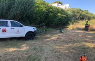 Santa Magdalena esbrossa la rambla d'Alcalà a través de la Brigada de Mitigació de Riscos