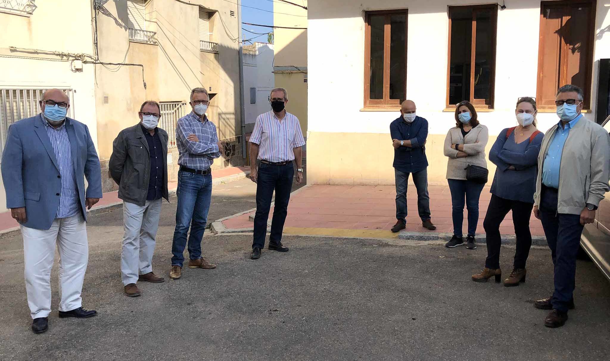 El director general d'Agricultura visita les obres del camí que uneix Santa Magdalena i La Salzadella