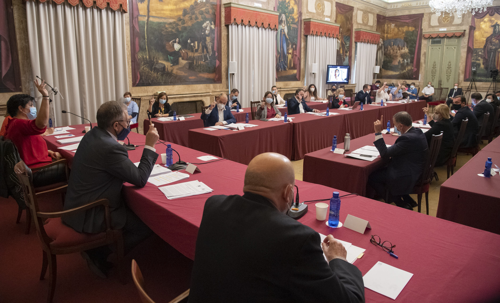 La Diputació reforça el consens i el diàleg impulsat per Martí amb l'aprovació de quatre declaracions institucionals