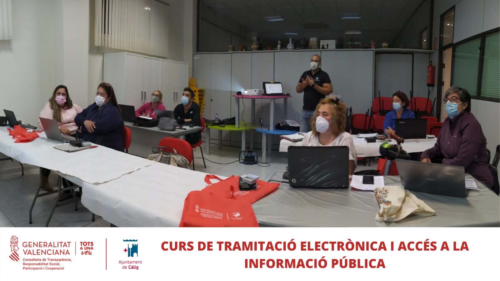 L'Ajuntament de Càlig realitza un curs sobre tramitació electrònica