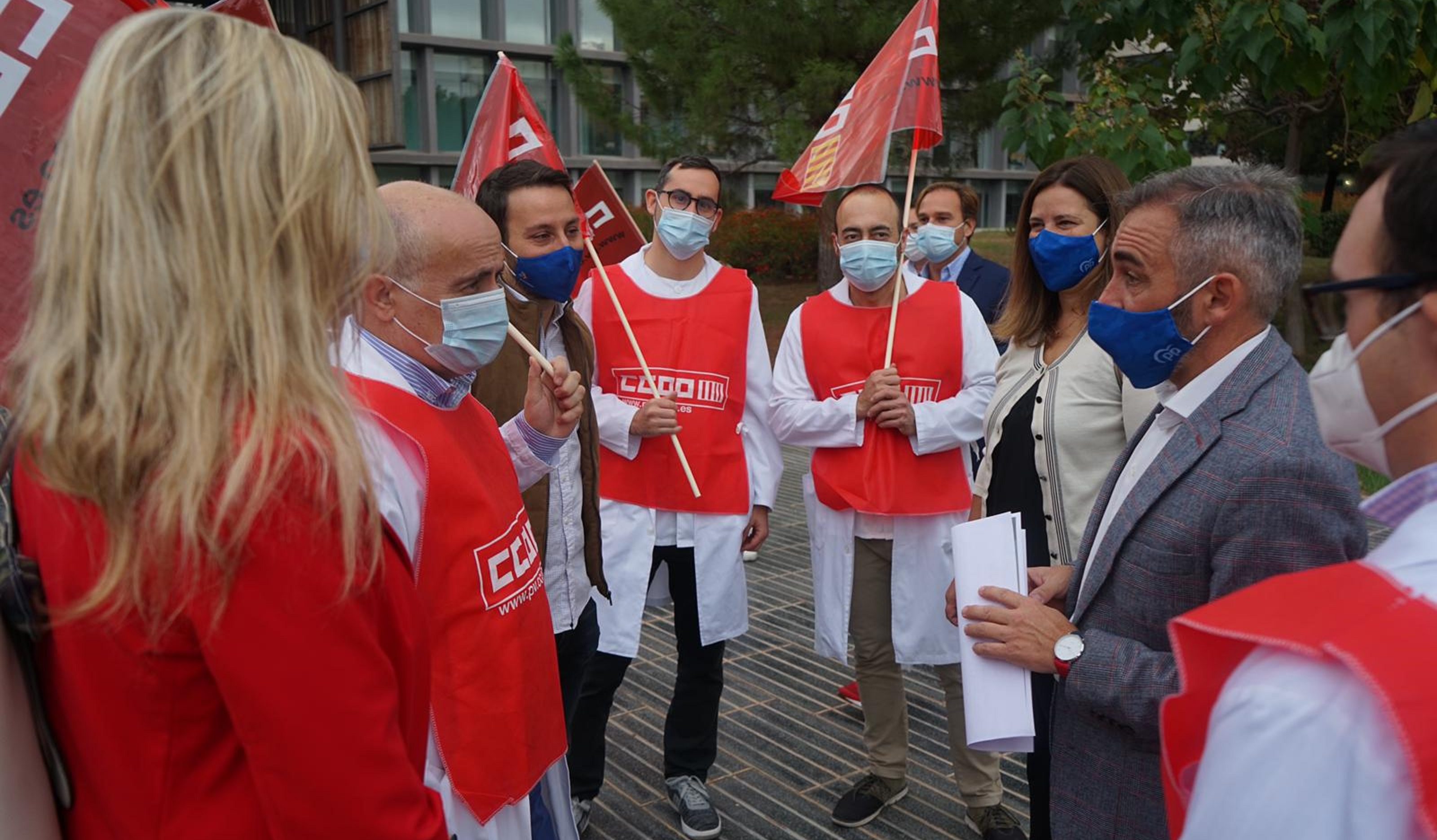 El PPCS dona suport al personal de l'Hospital Provincial 