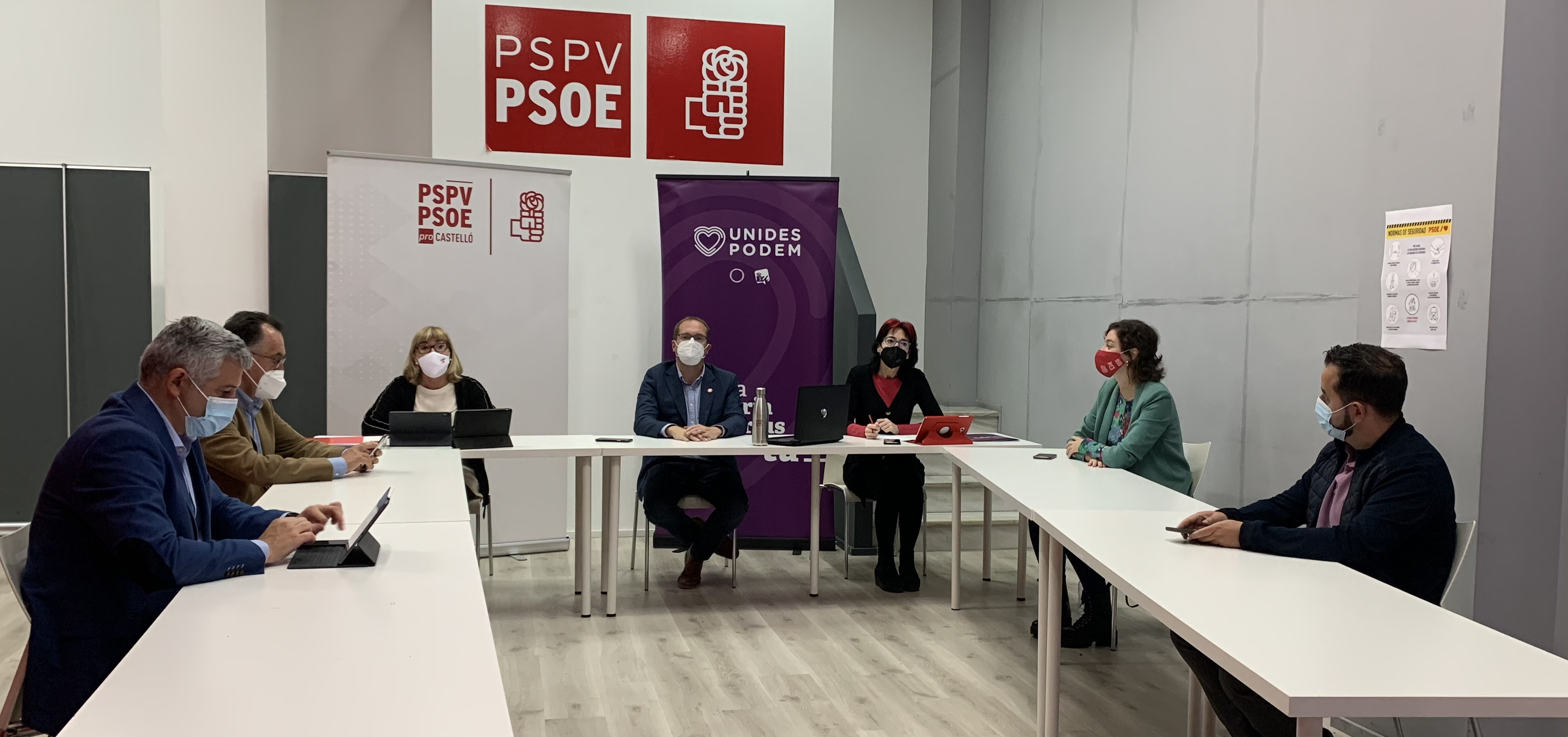 PSPV-PSOE i UP valoren l'increment de les inversions en un 83% per a la província enfront de les retallades del PP