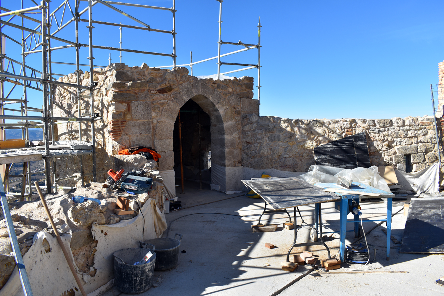Avança la rehabilitació de les torres de Sant Francesc i La Pardala de Morella