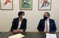 Martí i Ripollés aborden els danys de l'Espai Firal i la remodelació del Colomer Zurita de Morella