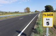 La Diputació millora el condicionament de la carretera TV-3408 entre Amposta i Sant Carles de la Ràpita