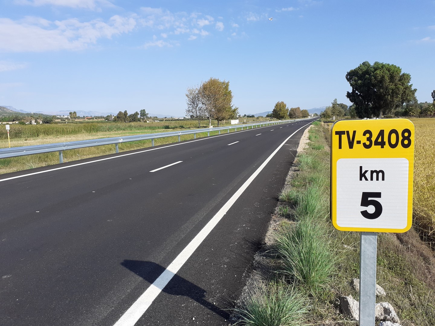 La Diputació millora el condicionament de la carretera TV-3408 entre Amposta i Sant Carles de la Ràpita