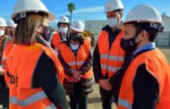 El conseller Marzà visita les obres del col·legi Jaume I de Vinaròs