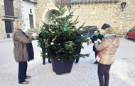Els majors d'Ares del Maestrat decoren l'arbre de Nadal