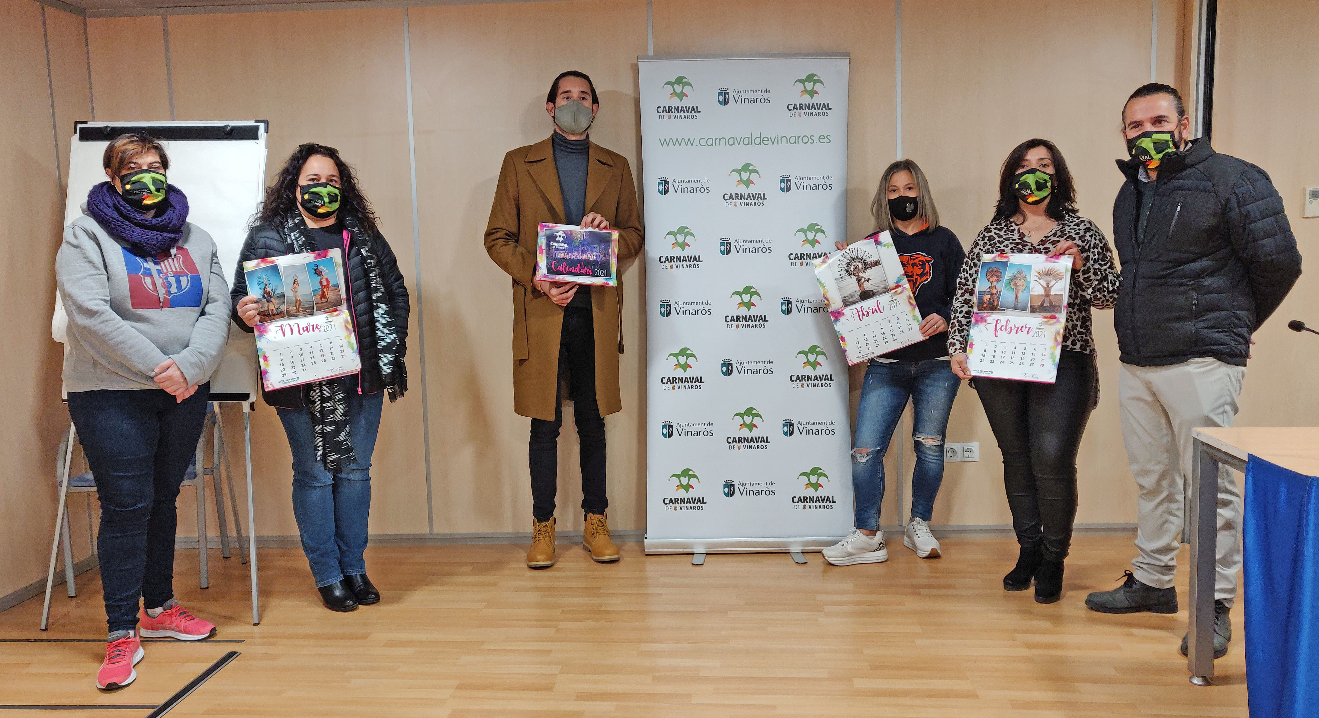 L'Ajuntament de Vinaròs dona suport al calendari solidari del Carnaval 2021