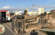 Accident de trànsit en l'encreuament de l'N-340 amb el camí Capsades de Vinaròs