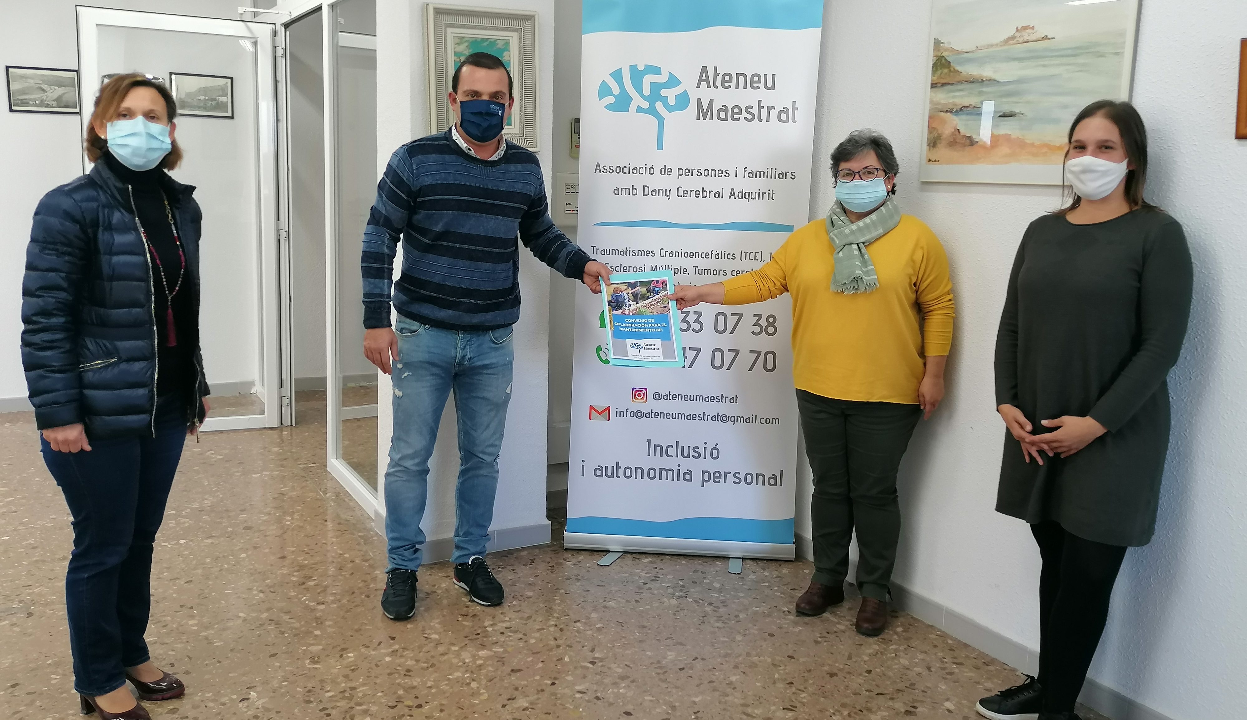L'Ajuntament de Peníscola i Ateneu renoven el conveni de col·laboració
