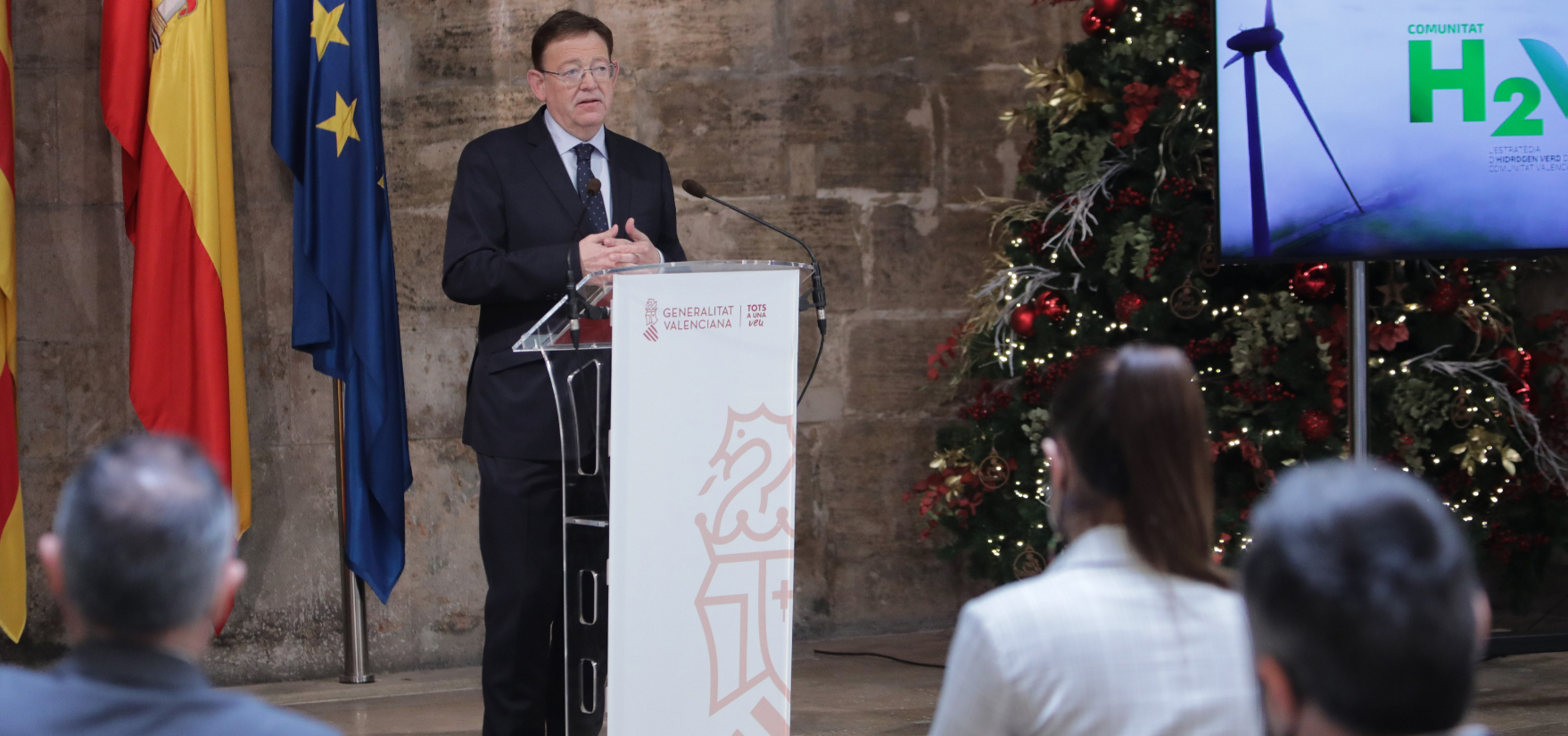 Puig destaca l'aposta per l'hidrogen verd com l'opció energètica de futur 'lògica, rendible i sostenible'