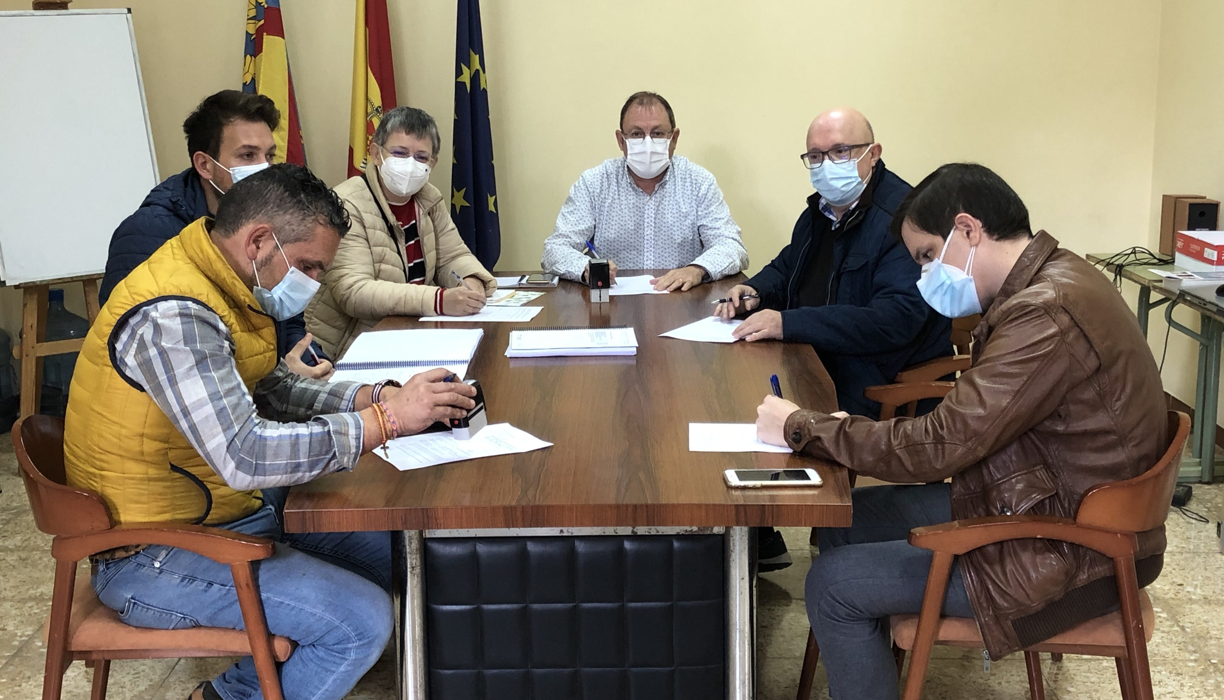 Signada l'acta de replanteig d'inici de les obres d'ampliació i millora del CEIP Albert Selma de Santa Magdalena