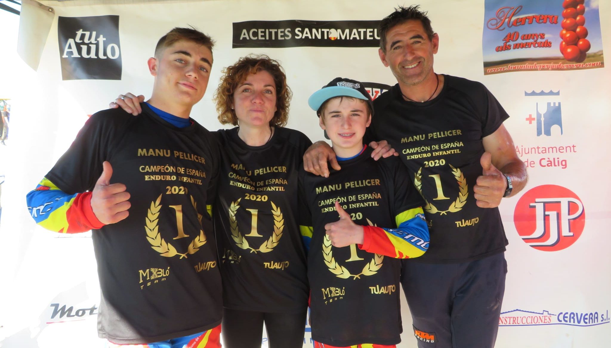 Els germans Pellicer es proclamen campió i subcampió de la Copa d’Espanya d’Enduro en les seues categories