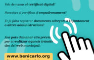 Benicarló habilita un servei de cita prèvia en línia per a realitzar tràmits municipals