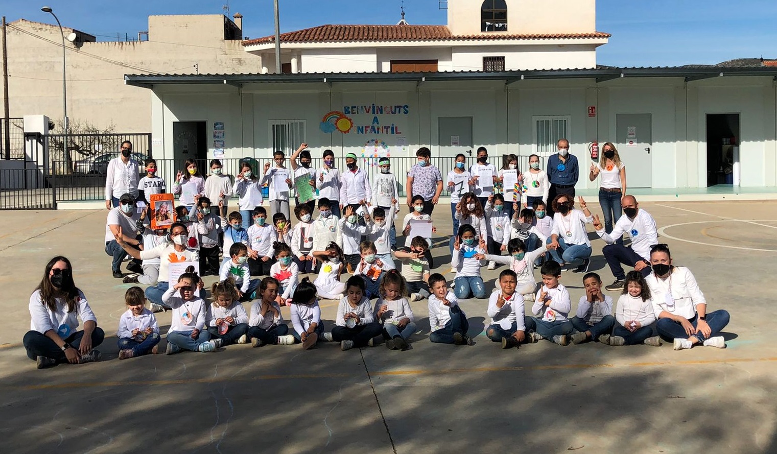 El CEIP Albert Selma de Santa Magdalena celebra el dia escolar de la No Violència