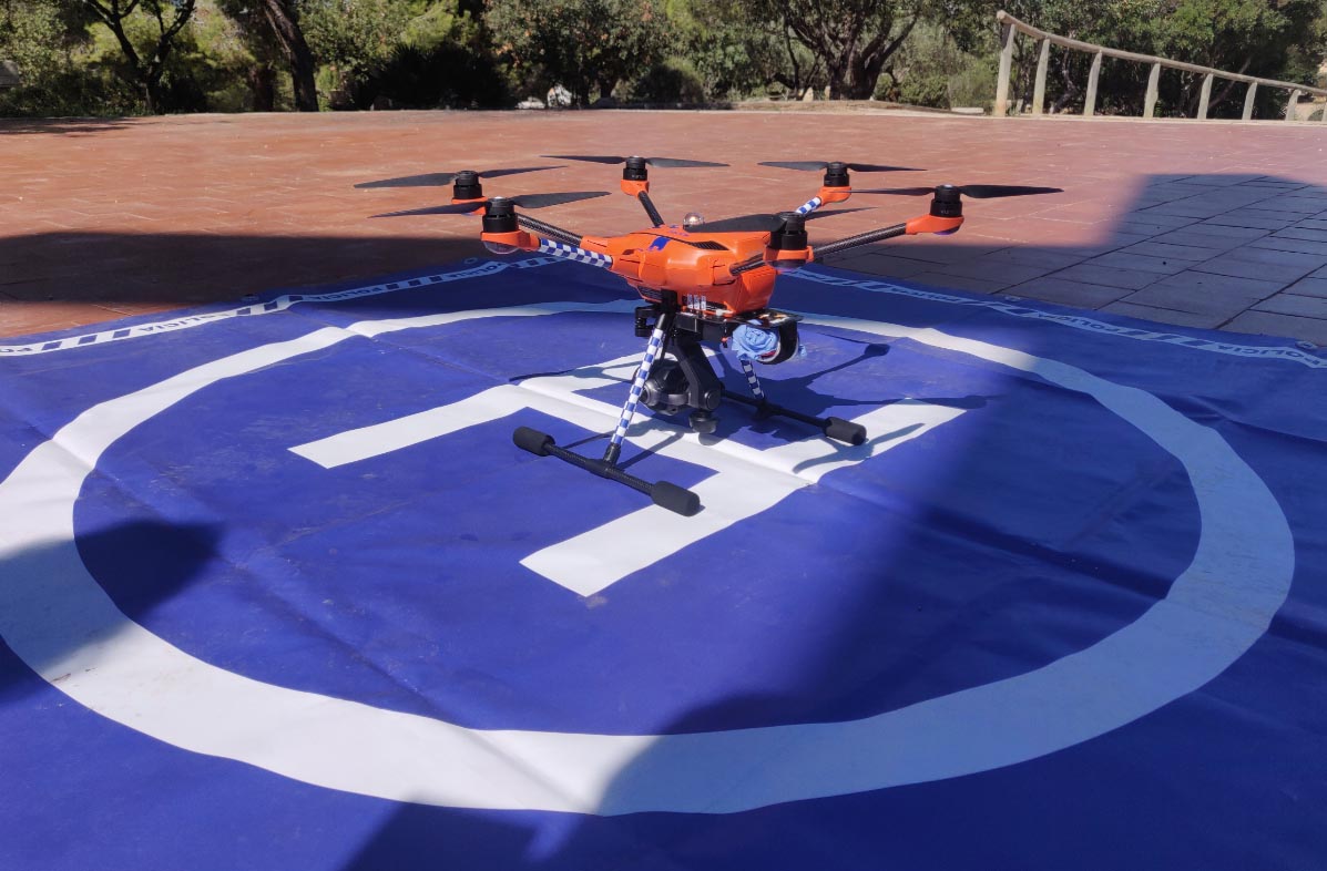 La Policia Local de Vinaròs fa un balanç dels vols amb dron realitzats durant el 2020