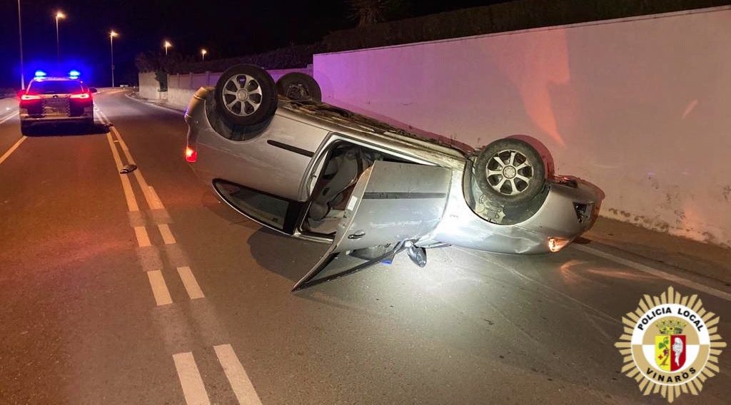 Accident sense ferits en la costa sud de Vinaròs