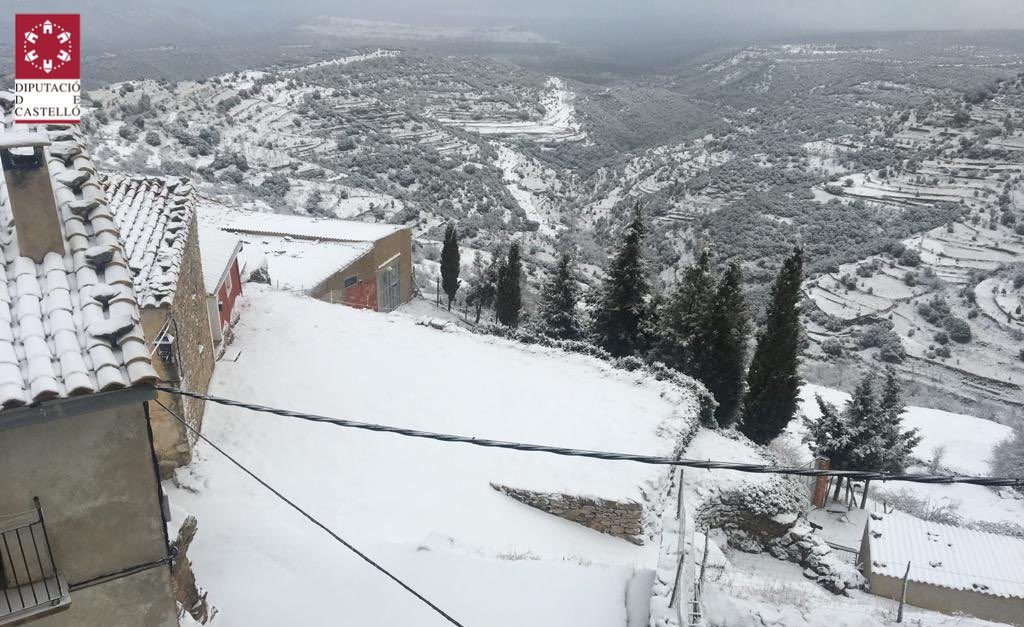 El Consorci Provincial de Bombers de Castelló posa en marxa el dispositiu de nevades