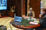 Puig manté una reunió amb persones expertes per a abordar l'evolució de la pandèmia en la Comunitat